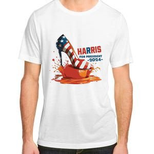 The Orange Crush Harris For President 2024 Patriotic Adult ChromaSoft Performance T-Shirt