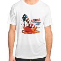 The Orange Crush Harris For President 2024 Patriotic Adult ChromaSoft Performance T-Shirt