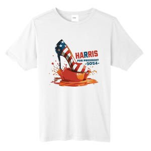 The Orange Crush Harris For President 2024 Patriotic Tall Fusion ChromaSoft Performance T-Shirt