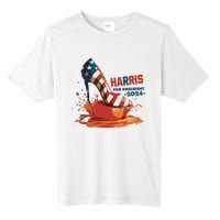 The Orange Crush Harris For President 2024 Patriotic Tall Fusion ChromaSoft Performance T-Shirt