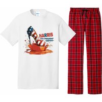 The Orange Crush Harris For President 2024 Patriotic Pajama Set