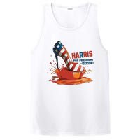 The Orange Crush Harris For President 2024 Patriotic PosiCharge Competitor Tank