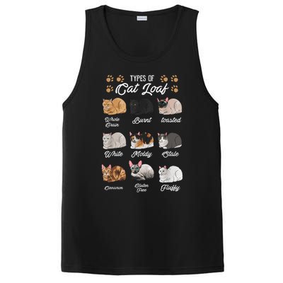 Types Of Cat Loaf Cats Kitty Kitten Cat Lover Cat Mom Dad PosiCharge Competitor Tank