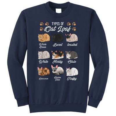 Types Of Cat Loaf Cats Kitty Kitten Cat Lover Cat Mom Dad Sweatshirt