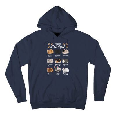 Types Of Cat Loaf Cats Kitty Kitten Cat Lover Cat Mom Dad Tall Hoodie