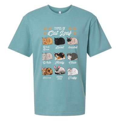 Types Of Cat Loaf Cats Kitty Kitten Cat Lover Cat Mom Dad Sueded Cloud Jersey T-Shirt