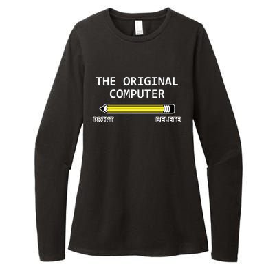 The Original Computer Womens CVC Long Sleeve Shirt