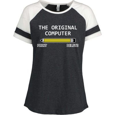 The Original Computer Enza Ladies Jersey Colorblock Tee