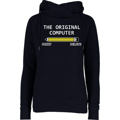 The Original Computer Womens Funnel Neck Pullover Hood