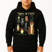 Types Of Cat Funny Comparison Cat Pet Lover Owner Hoodie