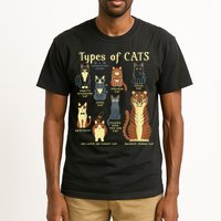 Types Of Cat Funny Comparison Cat Pet Lover Owner Tall T-Shirt