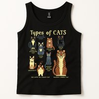 Types Of Cat Funny Comparison Cat Pet Lover Owner Tank Top