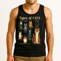 Types Of Cat Funny Comparison Cat Pet Lover Owner Tank Top