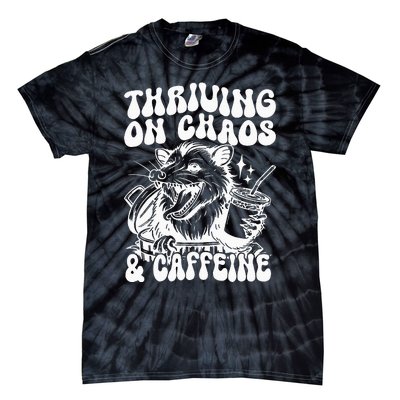 Thriving On Chaos & Caffeine Tie-Dye T-Shirt