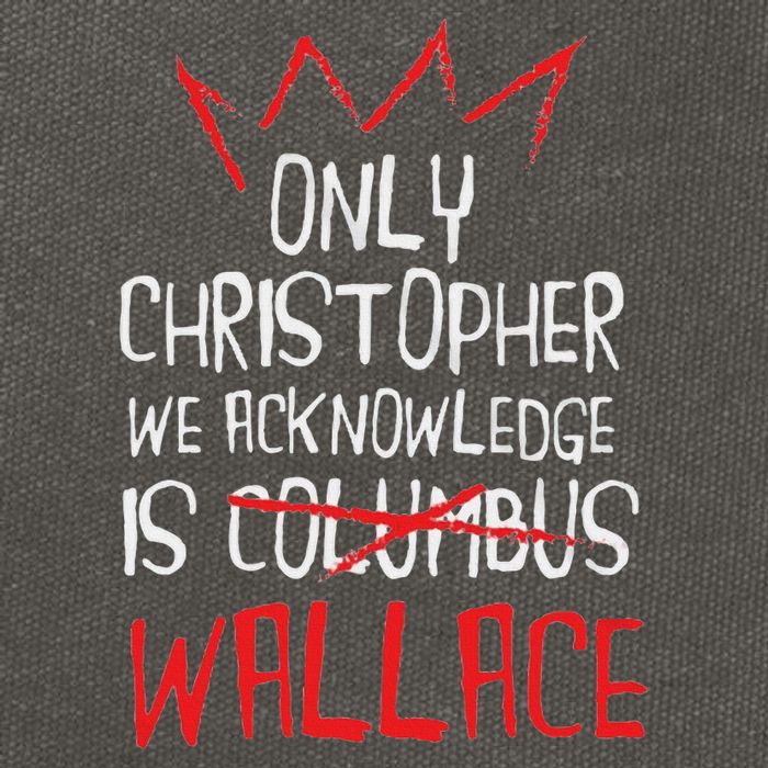 The Only Christopher We Acknowledge Is Wallace Cotton Canvas Backpack