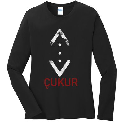 Tattoo Of Cukur Turkish Series Crime Ladies Long Sleeve Shirt