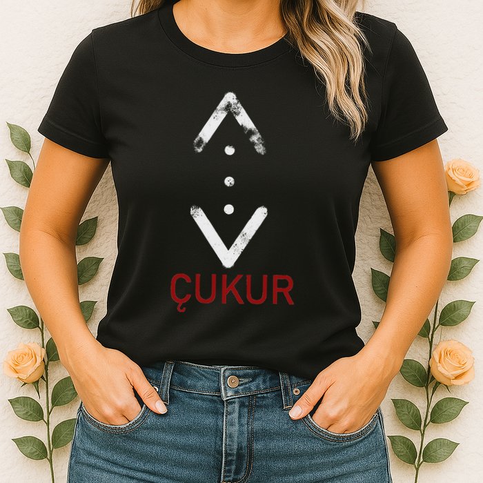 Tattoo Of Cukur Turkish Series Crime Womens T-Shirt