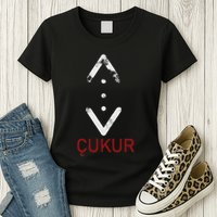 Tattoo Of Cukur Turkish Series Crime Womens T-Shirt