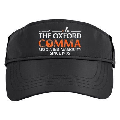The Oxford Comma Resolving Ambiguity Since 1905 Adult Drive Performance Visor