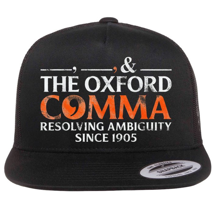 The Oxford Comma Resolving Ambiguity Since 1905 Flatbill Hat