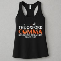 The Oxford Comma Resolving Ambiguity Since 1905 Womens Tank Top