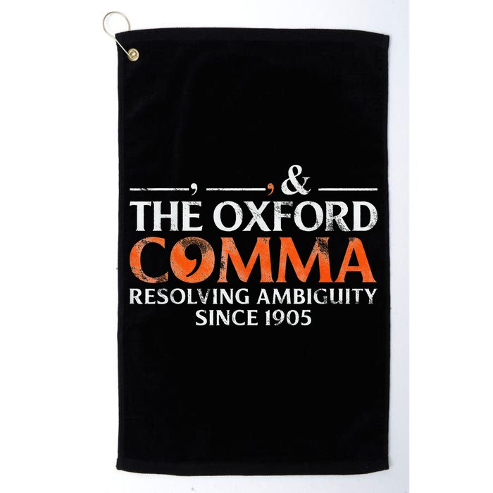 The Oxford Comma Resolving Ambiguity Since 1905 Golf Towel