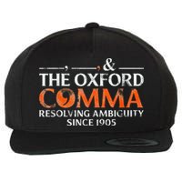 The Oxford Comma Resolving Ambiguity Since 1905 Wool Snapback Cap