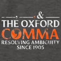 The Oxford Comma Resolving Ambiguity Since 1905 Vector Backpack
