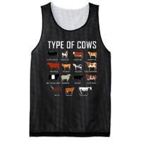 Types Of Cows Farmer Costume Cow Mesh Reversible Basketball Jersey Tank