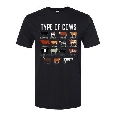 Types Of Cows Farmer Costume Cow Softstyle CVC T-Shirt