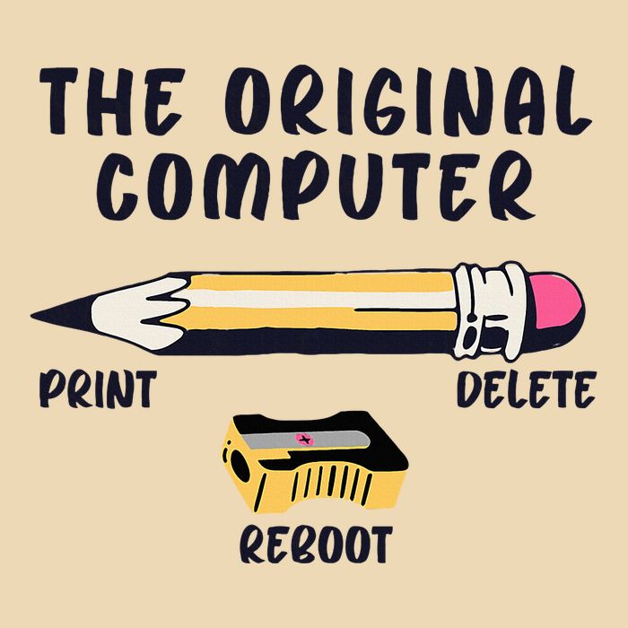 The Original Computer Sarcastic Funny It Tech Print Delete Tote Bag