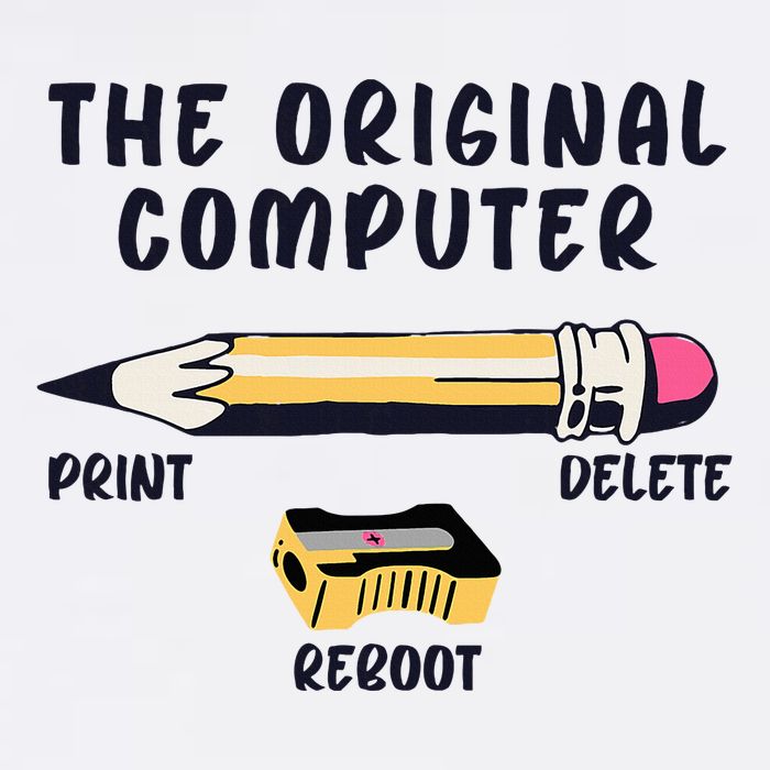 The Original Computer Sarcastic Funny It Tech Print Delete Valucap Bio-Washed Visor