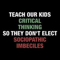 Teach Our Critical Thinking So They DonT Elect Mousepad