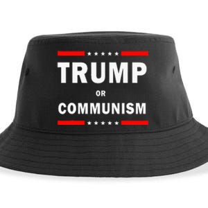 Trump Or Communism Trump 2024 For President Sustainable Bucket Hat