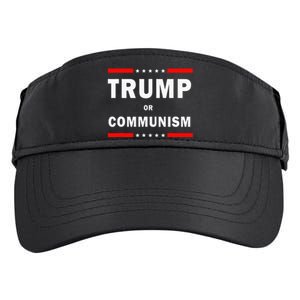 Trump Or Communism Trump 2024 For President Adult Drive Performance Visor