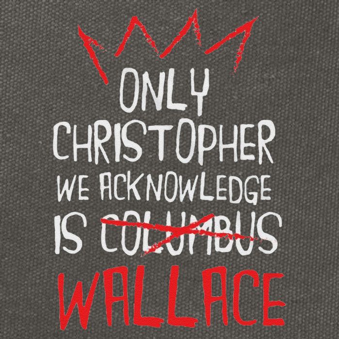 The Only Christopher We Acknowledge Is Wallace Cotton Canvas Backpack