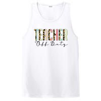 Teacher Off Duty Leopard Last Day Of School Summer Gifts PosiCharge Competitor Tank