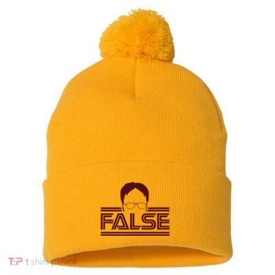 The Office Dwight False Pom Pom 12in Knit Beanie