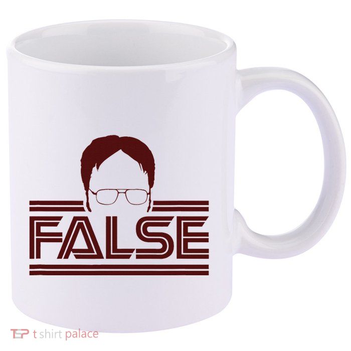 The Office Dwight False 11oz C Handle Ceramic Mug
