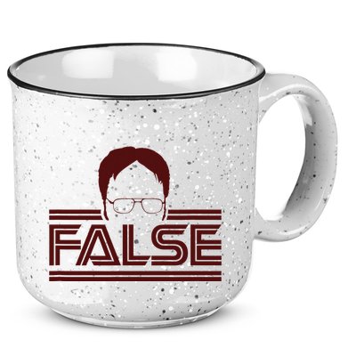 The Office Dwight False 15oz Campfire Ceramic Mug