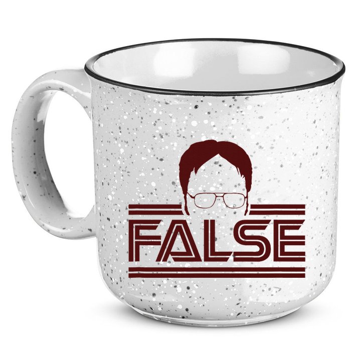 The Office Dwight False 15oz Campfire Ceramic Mug