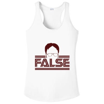 The Office Dwight False Ladies PosiCharge Competitor Racerback Tank