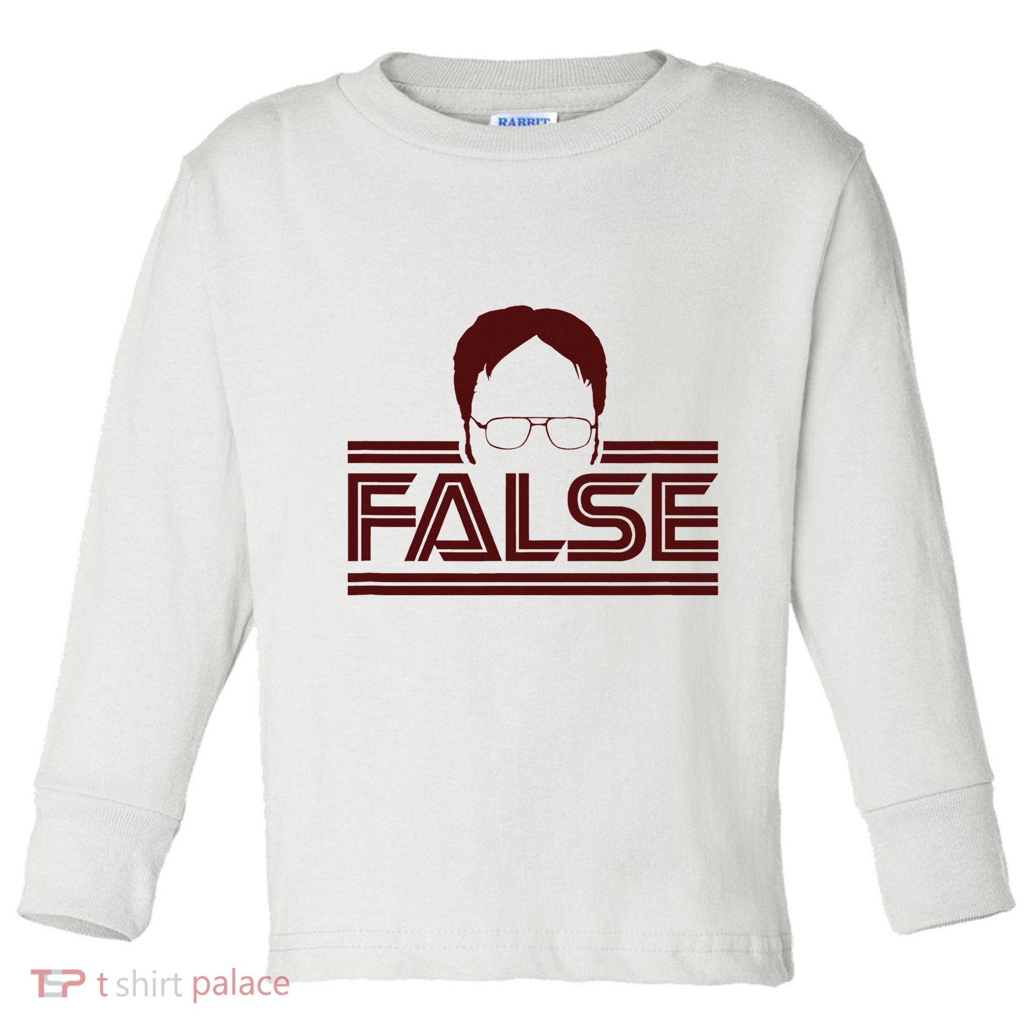 The Office Dwight False Toddler Long Sleeve Shirt