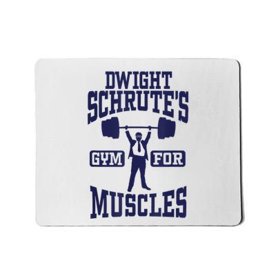 The Office DwightS Gym For Muscles Short Sleeve Mousepad