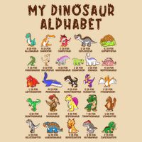 Types Of Dinosaurs Alphabet Dino Identification Meaningful Gift Bag