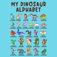 Types Of Dinosaurs Alphabet Dino Identification Meaningful Gift Button