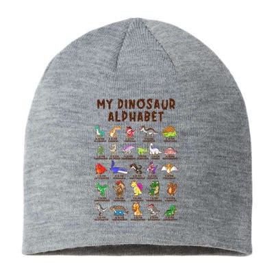 Types Of Dinosaurs Alphabet Dino Identification Meaningful Gift Sustainable Beanie
