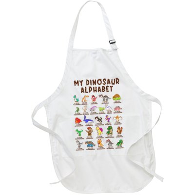 Types Of Dinosaurs Alphabet Dino Identification Meaningful Gift Apron