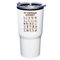 Types Of Dinosaurs Alphabet Dino Identification Meaningful Gift Tumbler