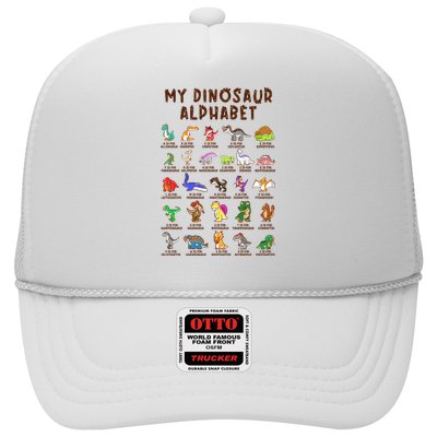 Types Of Dinosaurs Alphabet Dino Identification Meaningful Gift Trucker Hat